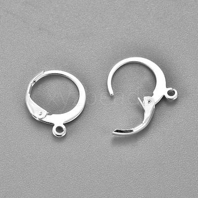 304 Stainless Steel Leverback Earring Findings X-STAS-F155-13S-1