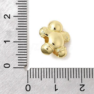 Christmas Brass Enamel Beads KK-L258-02G-04-1