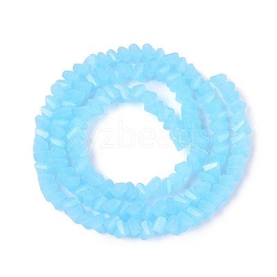 Imitation Jade Glass Beads Strands GLAA-N020-3mm-06-1