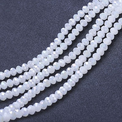 Electroplate Glass Beads Strands EGLA-A044-J3mm-B05-1