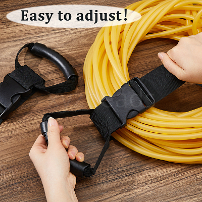 Nylon & PVC Durable Storage Strap with Carrying Handle AJEW-WH0609-762A-1