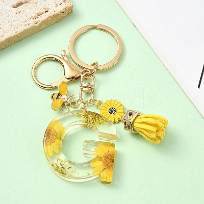 Resin & Alloy Enamel Keychain X1-KEYC-YW00134-07-1
