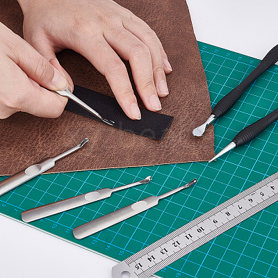 DIY Stainless Steel Leather Sewing Craft Tools TOOL-BC0001-18-1