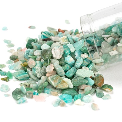 Natural Amazonite Chip Beads G-FS0001-16-1