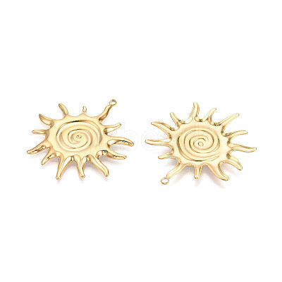 304 Stainless Steel Pendants STAS-N107-14G-1