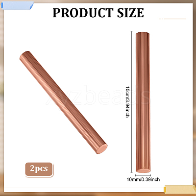 Red Copper Bar Sticks FIND-WH0521-86-1