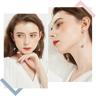 6 Pairs 3 Colors Brass Stud Earring Findings KK-UN0001-07-1