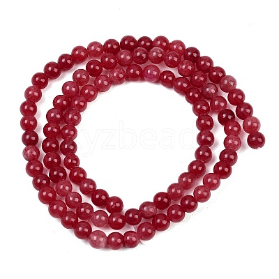 Natural Striped Stone Beads Strands X-G-D315-A01-05-4mm-1