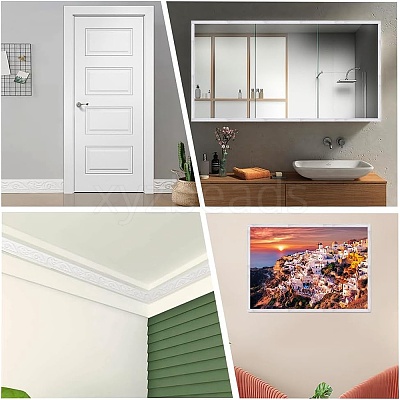 2Pcs 2 Styles Self-Adhesive Wall Stickers DIY-CP0012-21C-1