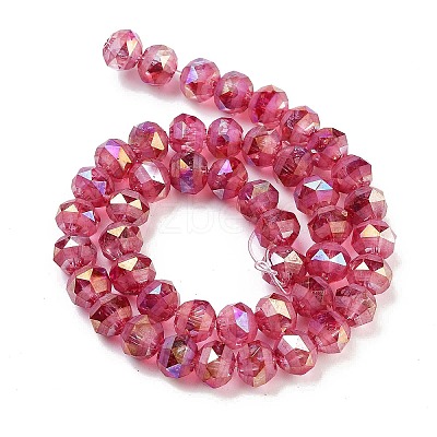 Baking Paint Glass Beads Strands GLAA-H032-05-1