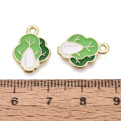 Alloy Enamel Pendants ENAM-Q003-15G-1