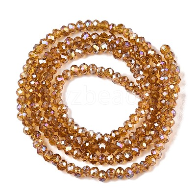 Electroplate Glass Beads Strands EGLA-A044-T1mm-B04-1