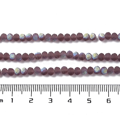 Transparent Glass Beads Strands EGLA-A034-T4mm-MB13-1