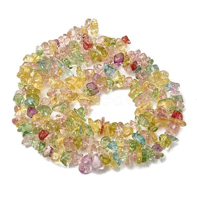 Crackle Glass Bead Strands LS-G-F328-18-1