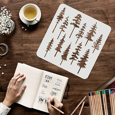 Large Plastic Reusable Drawing Painting Stencils Templates DIY-WH0172-612-1