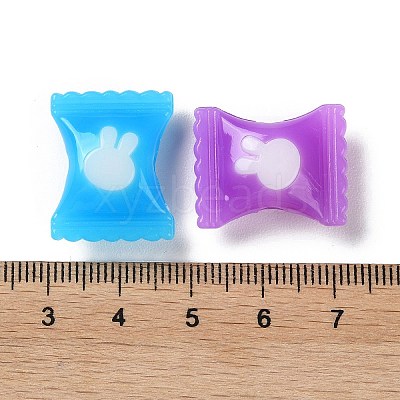 Two Tone Opaque Acrylic Beads SACR-I005-04D-1