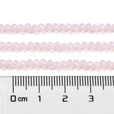 Baking Paint Transparent Glass Beads Strands DGLA-A034-J2mm-B04-1