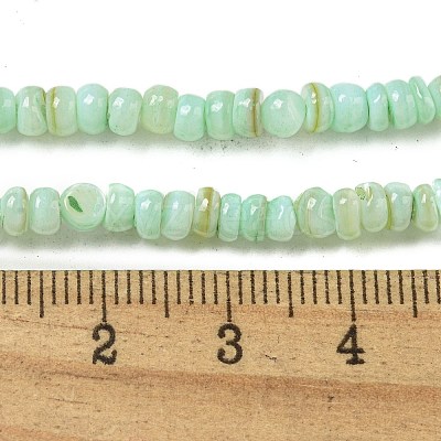 Dyed Natural Freshwater Shell Beads Strands X1-BSHE-G039-07E-1