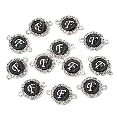Alloy Enamel Links Connectors ENAM-TAC0003-01S-02F-1