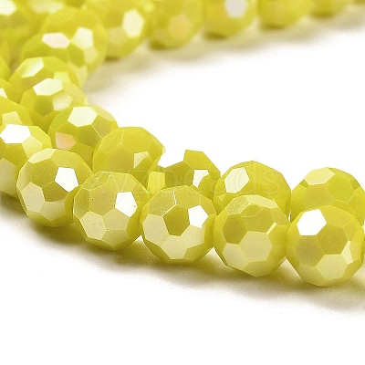 Opaque Glass Beads Stands EGLA-A035-P6mm-B04-1