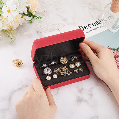 Imitation Leather Rings Box OBOX-WH0019-02-1