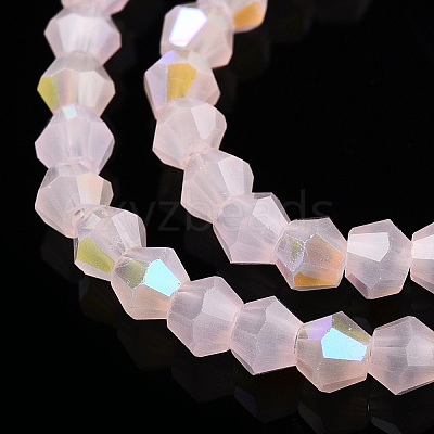 Imitation Jade Electroplate Glass Beads Strands EGLA-A039-J2mm-L07-1