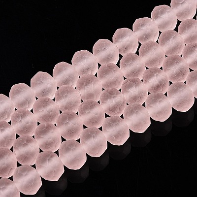 Transparent Glass Beads Strands EGLA-A044-T8mm-MD22-1