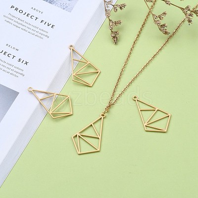 Smooth Surface Alloy Open Back Bezel Pendants X-PALLOY-S117-153-1