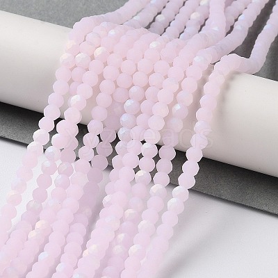 Imitation Jade Glass Beads Strands EGLA-A034-J3mm-MB02-1