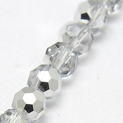 Electroplate Glass Beads Strands EGLA-J042-8mm-H02-1