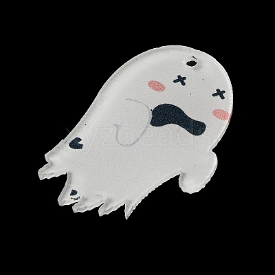 Halloween Printing Acrylic Pendants FIND-K017-05H-1