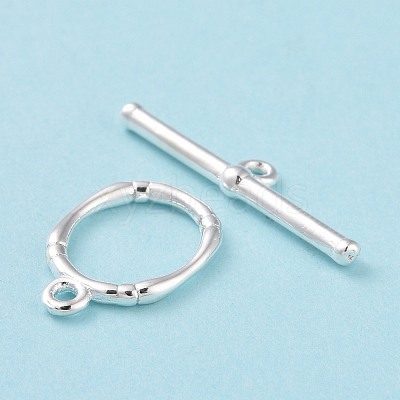 Eco-friendly Brass Toggle Clasps KK-D082-16S-1