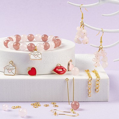 DIY Jewelry Set Making Kits for Valentine's Day DIY-LS0001-84-1