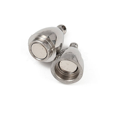 304 Stainless Steel Magnetic Clasps Hand Polished STAS-C127-14P-1