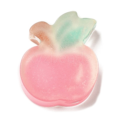 Translucent Resin Cabochons RESI-H147-01B-1