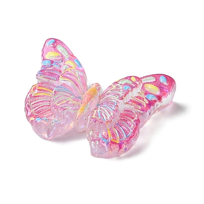 Spray Painted Resin Decoden Cabochons LS-RESI-C045-07E-1
