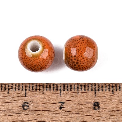 Vintage Handmade Porcelain Beads PORC-Q006-13A-30-1