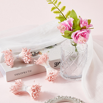 Gypsum with Cotton Cord Artificial Flower Core DIY-WH20007-36B-03-1