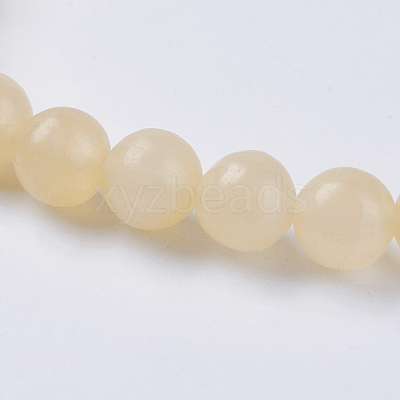 Natural Topaz Jade Beads Strands X-G-G515-6mm-03A-1