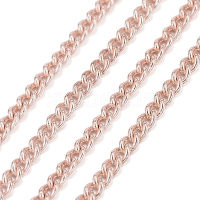 Brass Twisted Chains CHC010Y-RG-1