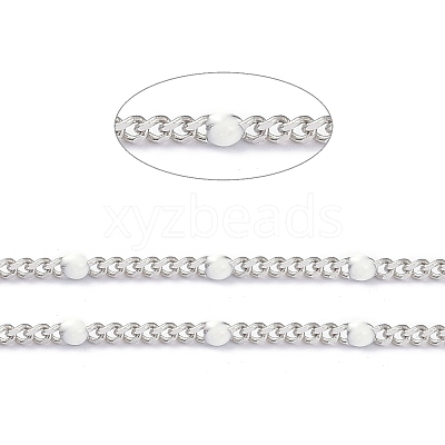 304 Stainless Steel Enamel Curb Chains CHS-P013-01P-11-1