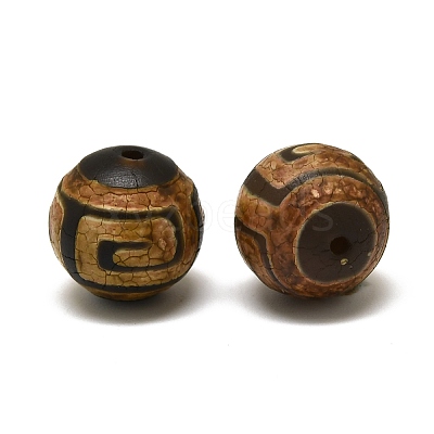 Tibetan Style dZi Beads G-Z020-03B-06-1