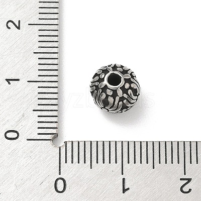304 Stainless Steel Beads STAS-H238-08C-AS-1