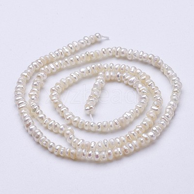Natural Cultured Freshwater Pearl Beads Strands PEAR-F004-67A-1