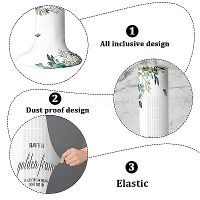 Cloth Tower Fan Dust Cover AJEW-WH20020-074G-1