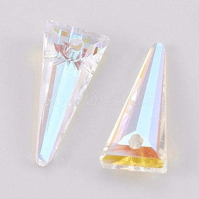 K9 Glass Rhinestone Pendants GLAA-K034-J01-A-1