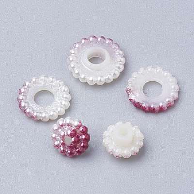 Imitation Pearl Acrylic Beads OACR-T004-10mm-09-1