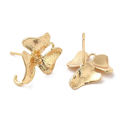 Brass Stud Earring Findigs KK-F855-27G-1