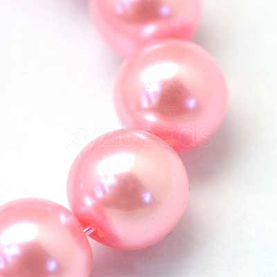 Baking Paint Glass Pearl Bead Strands X-HY-Q003-3mm-53-1