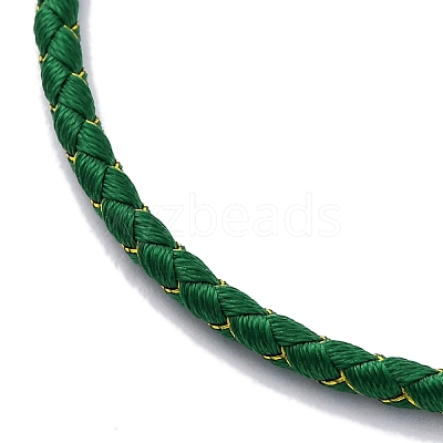 Polyester Cord Braided Bracelet Makings MAK-Z003-01P-21-1